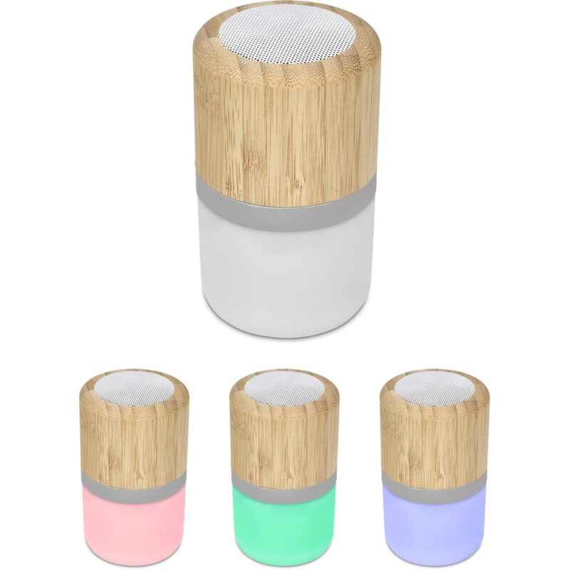 Okiyo Heiwa Bamboo Bluetooth Speaker & Night Light - Image 18