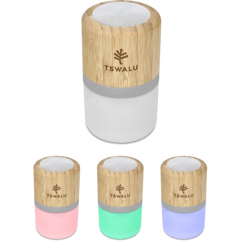 Okiyo Heiwa Bamboo Bluetooth Speaker & Night Light - Image 17