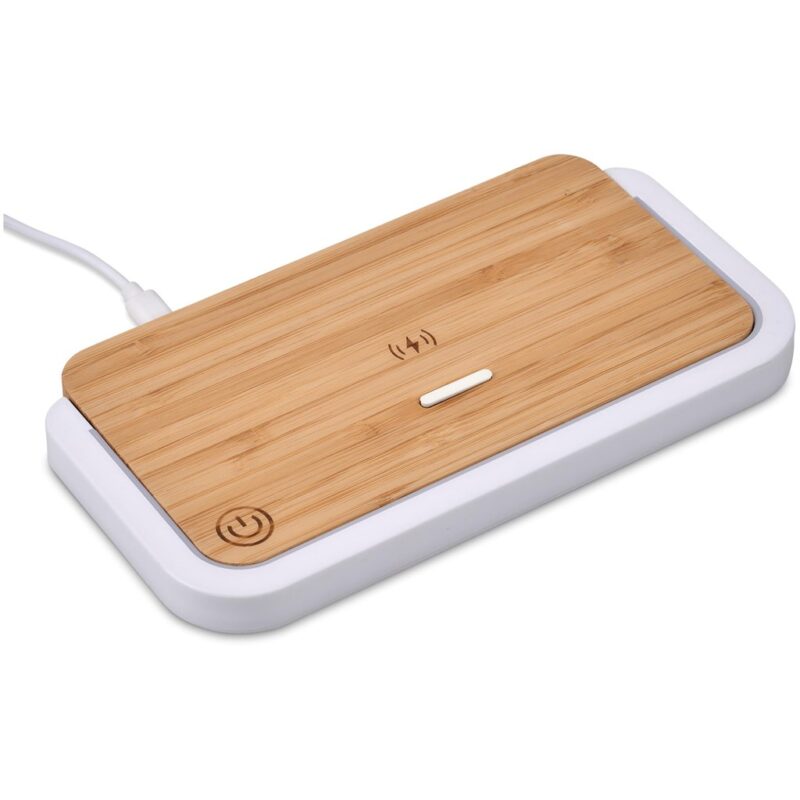 Okiyo Yoru Bamboo Wireless Charger & Night Light - Image 3