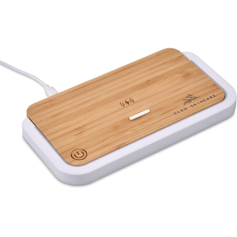 Okiyo Yoru Bamboo Wireless Charger & Night Light - Image 4