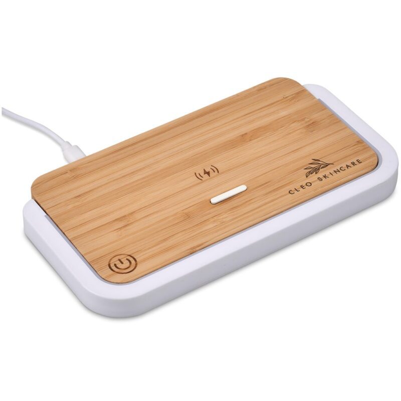 Okiyo Yoru Bamboo Wireless Charger & Night Light - Image 2