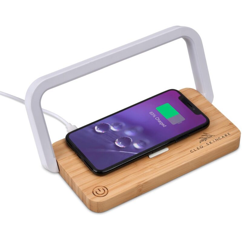 Okiyo Yoru Bamboo Wireless Charger & Night Light - Image 12