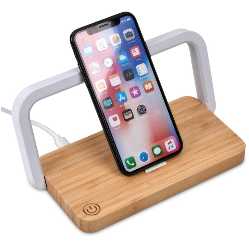 Okiyo Yoru Bamboo Wireless Charger & Night Light - Image 14