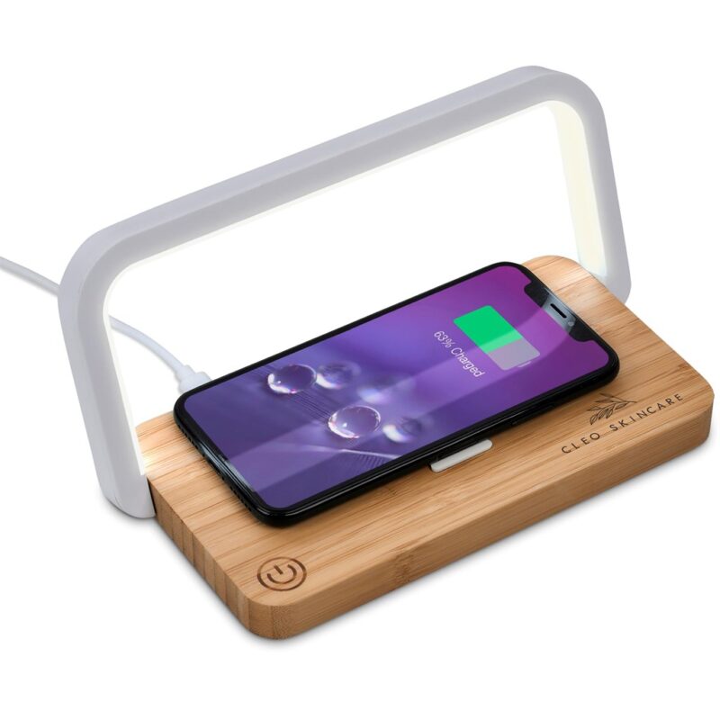 Okiyo Yoru Bamboo Wireless Charger & Night Light - Image 19