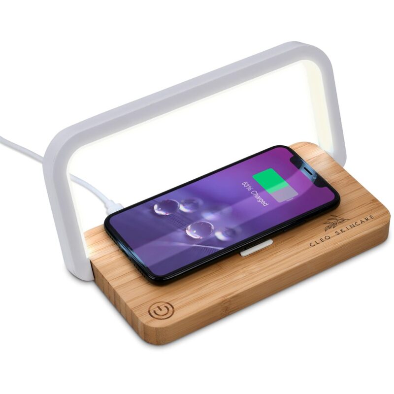 Okiyo Yoru Bamboo Wireless Charger & Night Light - Image 17