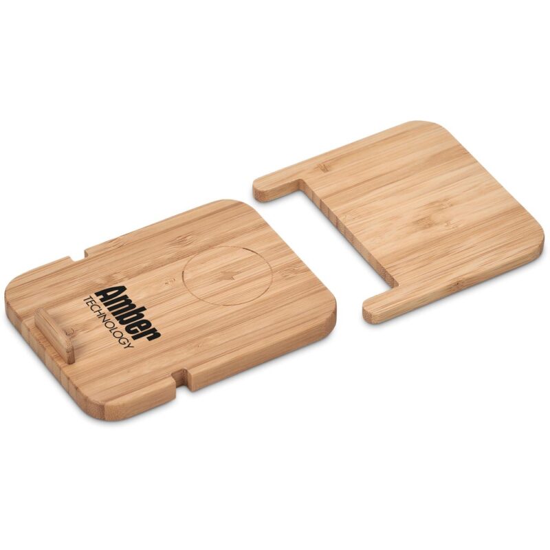 Okiyo Noryoku Bamboo Wireless Charging Phone Stand - Image 8