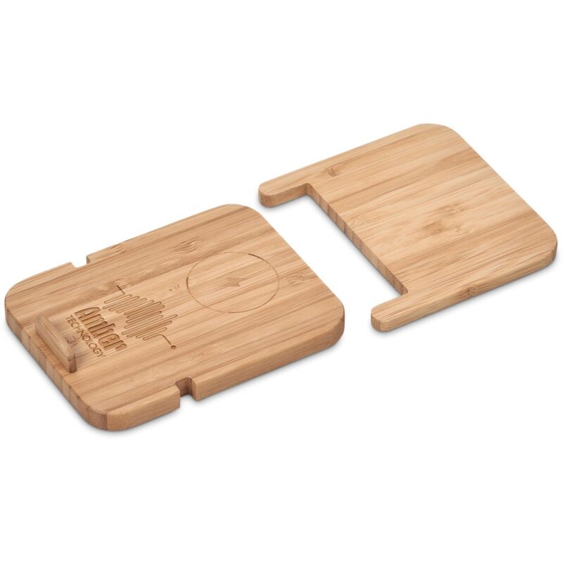Okiyo Noryoku Bamboo Wireless Charging Phone Stand - Image 6