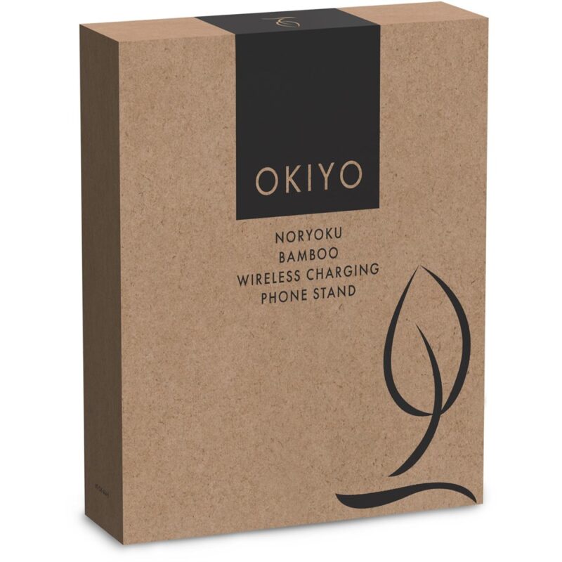 Okiyo Noryoku Bamboo Wireless Charging Phone Stand - Image 12