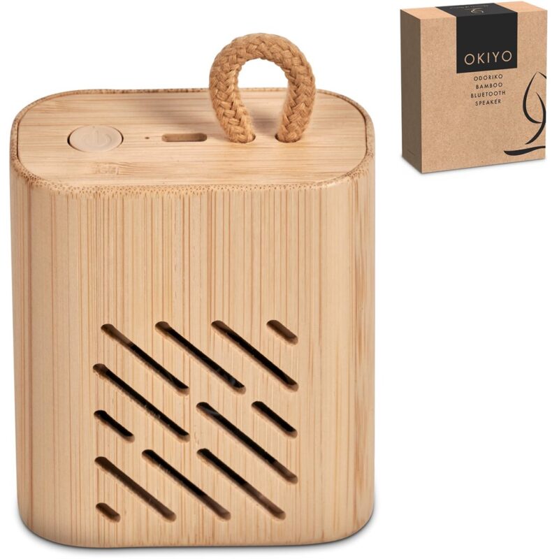 Okiyo Odoriko Bamboo Bluetooth Speaker - Image 9