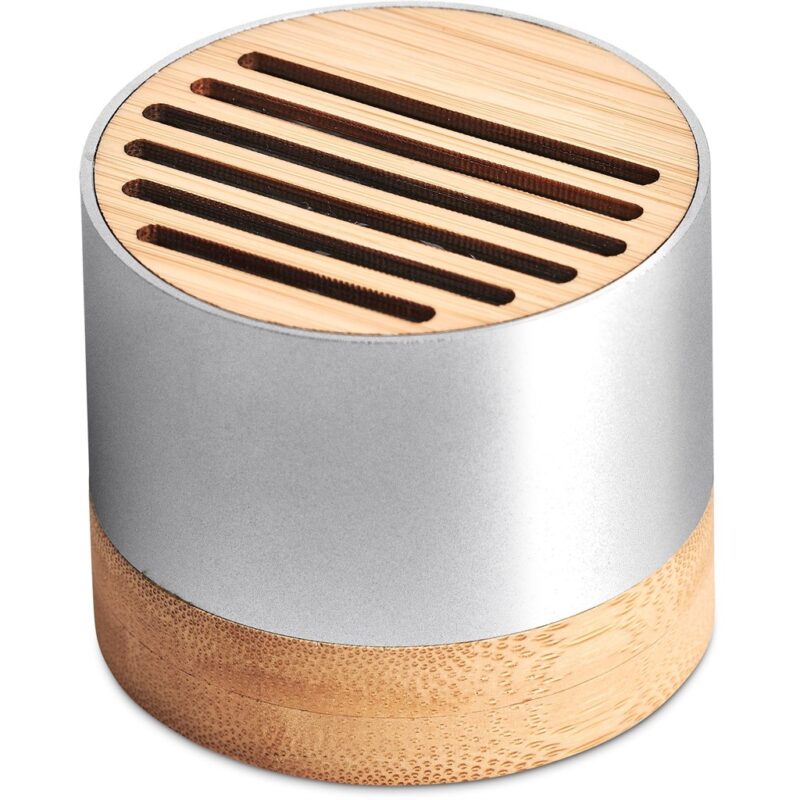 Okiyo Utau Bamboo & Recycled Aluminium Bluetooth Speaker - Image 5