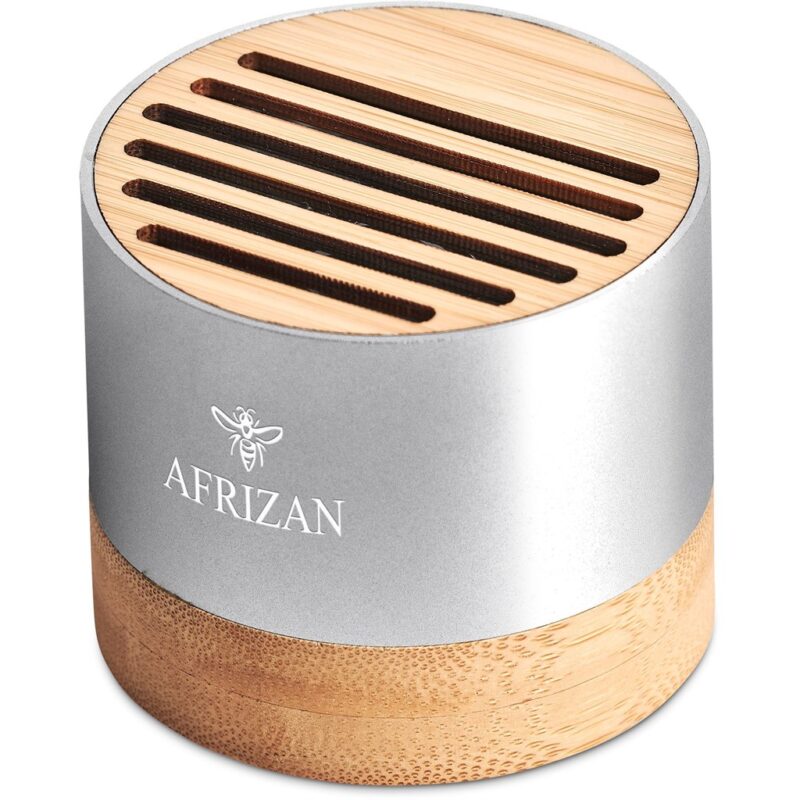 Okiyo Utau Bamboo & Recycled Aluminium Bluetooth Speaker - Image 4
