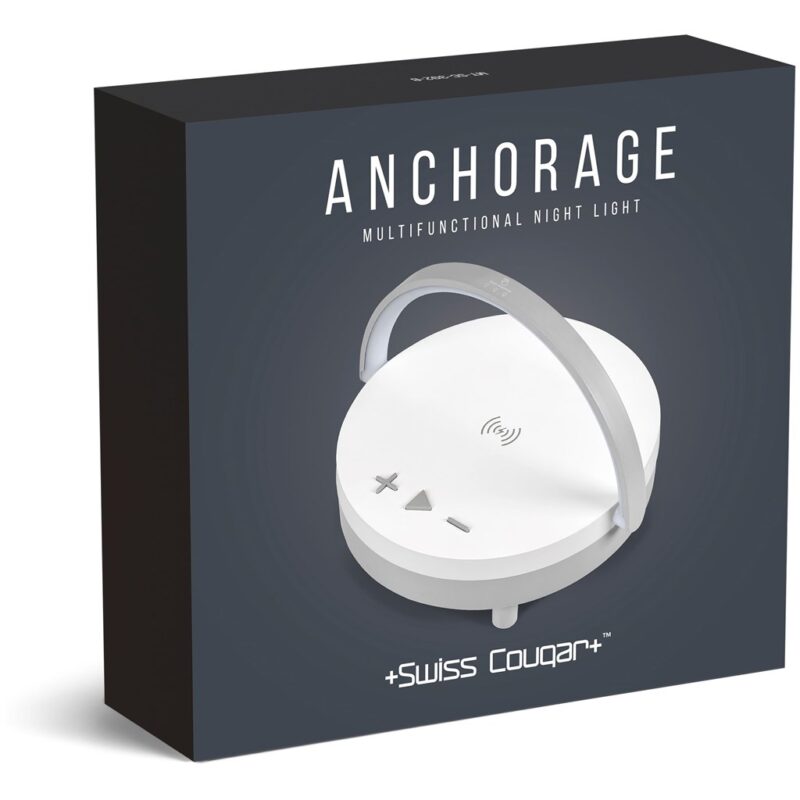 Swiss Cougar Anchorage Bluetooth Speaker, Wireless Charger & Night Light - Image 18