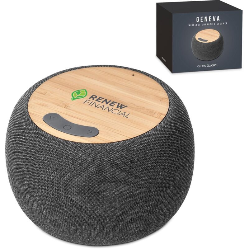 Swiss Cougar Geneva Wireless Charger & Bluetooth Speaker - Image 14