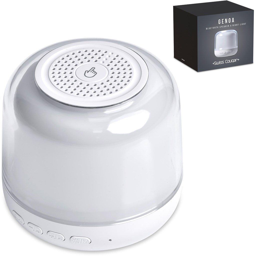 Swiss Cougar Genoa Bluetooth Speaker & Night Light - Image 20