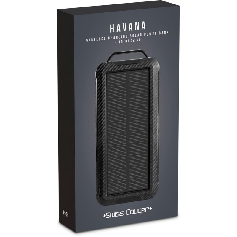 Swiss Cougar Havana Wireless Charging Solar Power Bank - 10 000mAh - Image 15