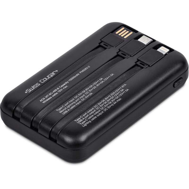 Swiss Cougar Argos Fast Charge 20W Wireless Charging Magnetic Power Bank -10000mAh - Image 4