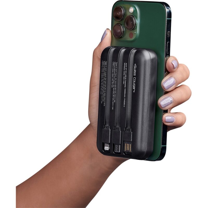 Swiss Cougar Argos Fast Charge 20W Wireless Charging Magnetic Power Bank -10000mAh - Image 8