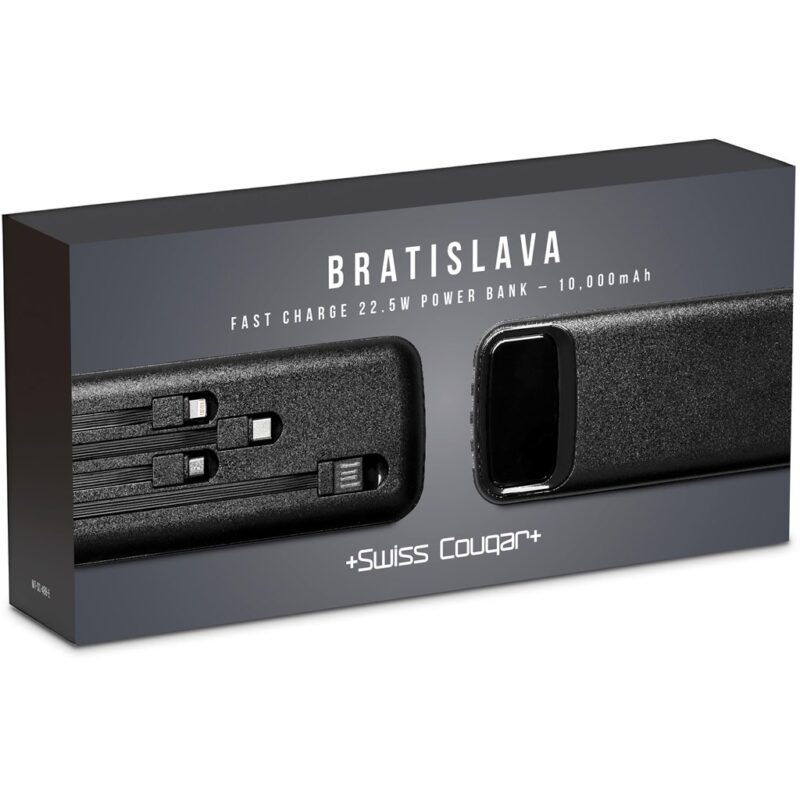 Swiss Cougar Bratislava Fast Charge 22.5W Power Bank - 10,000mAh - Image 12