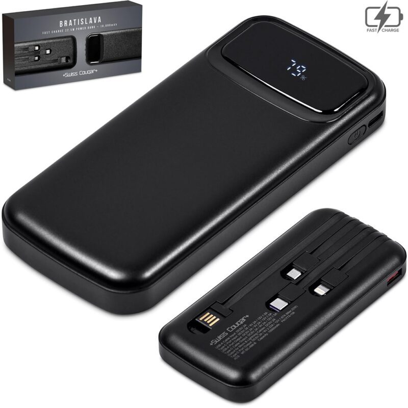 Swiss Cougar Bratislava Fast Charge 22.5W Power Bank - 10,000mAh - Image 13