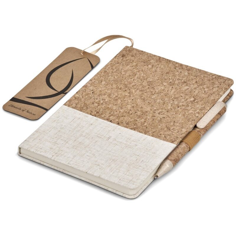 Okiyo Cardon Cork Notebook & Pen Set - Image 7