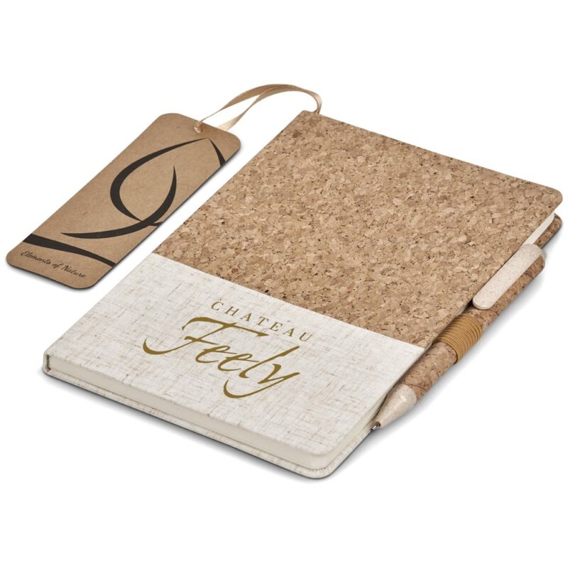 Okiyo Cardon Cork Notebook & Pen Set - Image 6