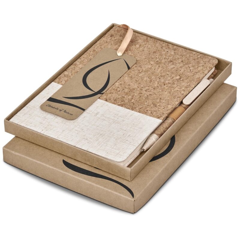 Okiyo Cardon Cork Notebook & Pen Set - Image 10