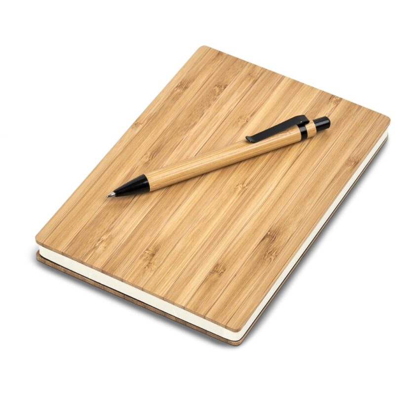 Okiyo Yahari Bamboo Notebook & Pen Set - Image 4