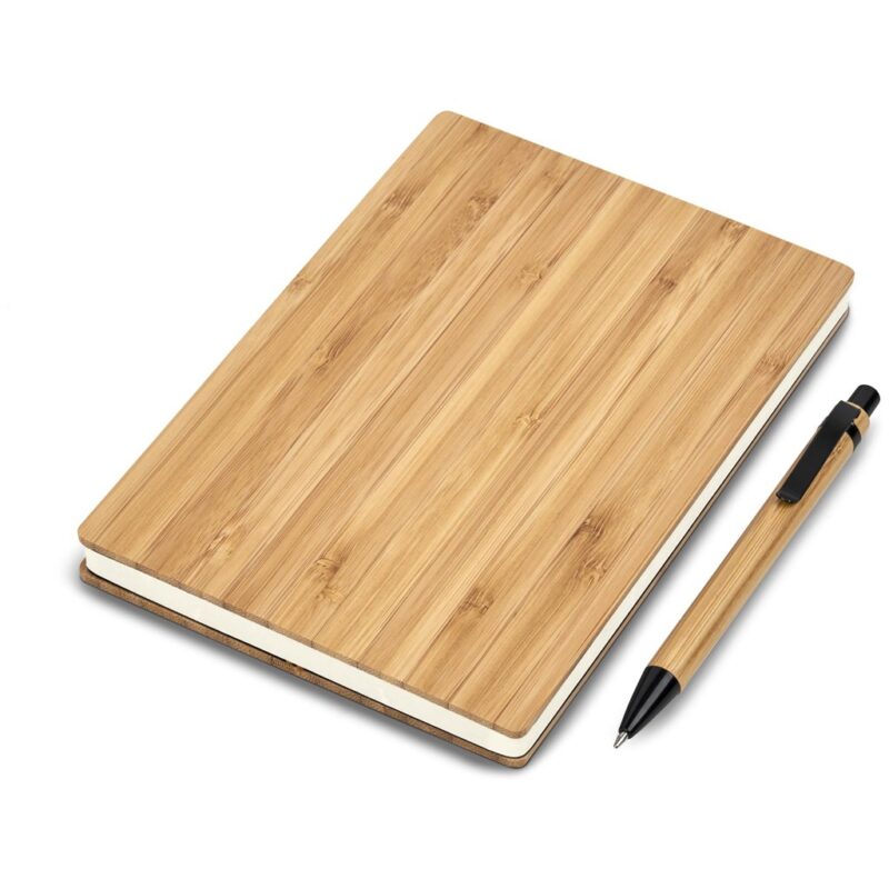 Okiyo Yahari Bamboo Notebook & Pen Set - Image 6