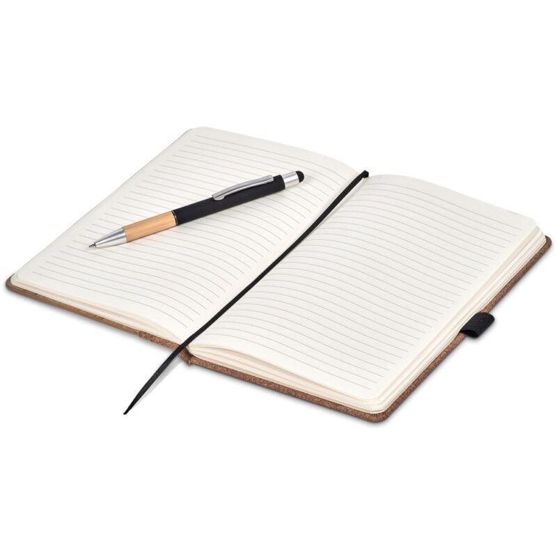 Okiyo Eri Bamboo & Cork Notebook & Pen Set - Image 10