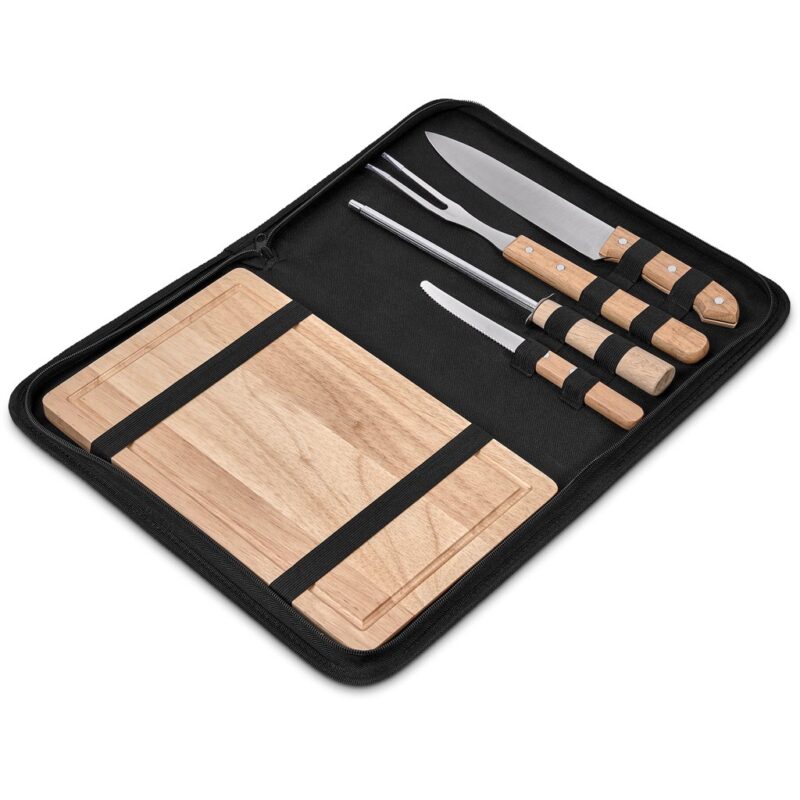 Brenton 5-Piece Braai & Carving Set - Image 8