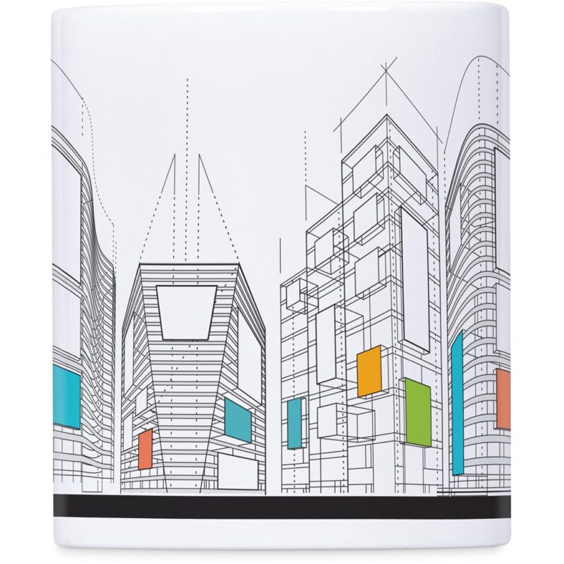 Altitude Mural Sublimation Ceramic Stationery Cup - Image 2