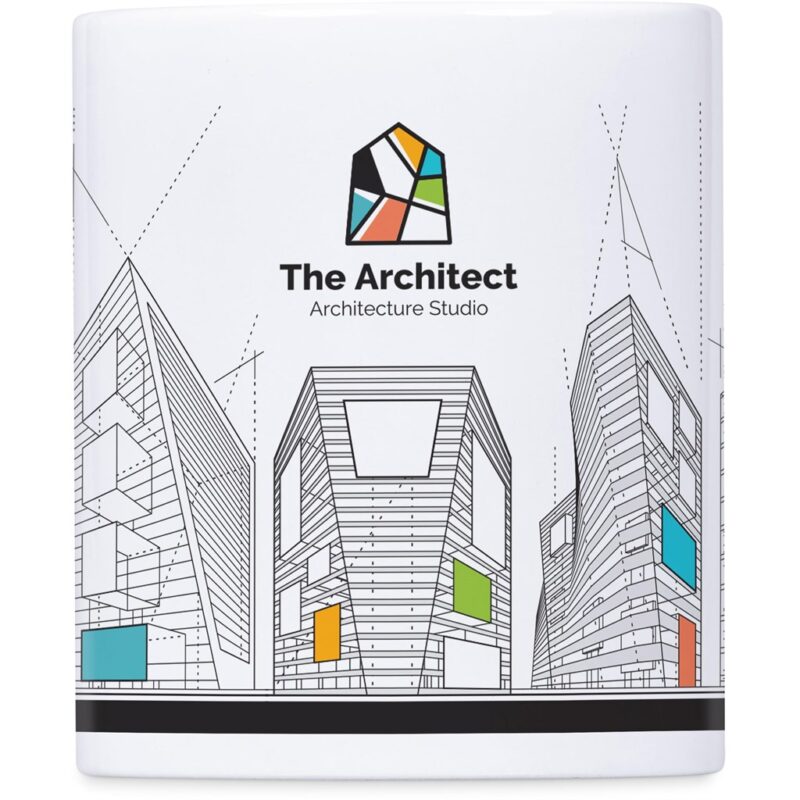 Altitude Mural Sublimation Ceramic Stationery Cup - Image 4