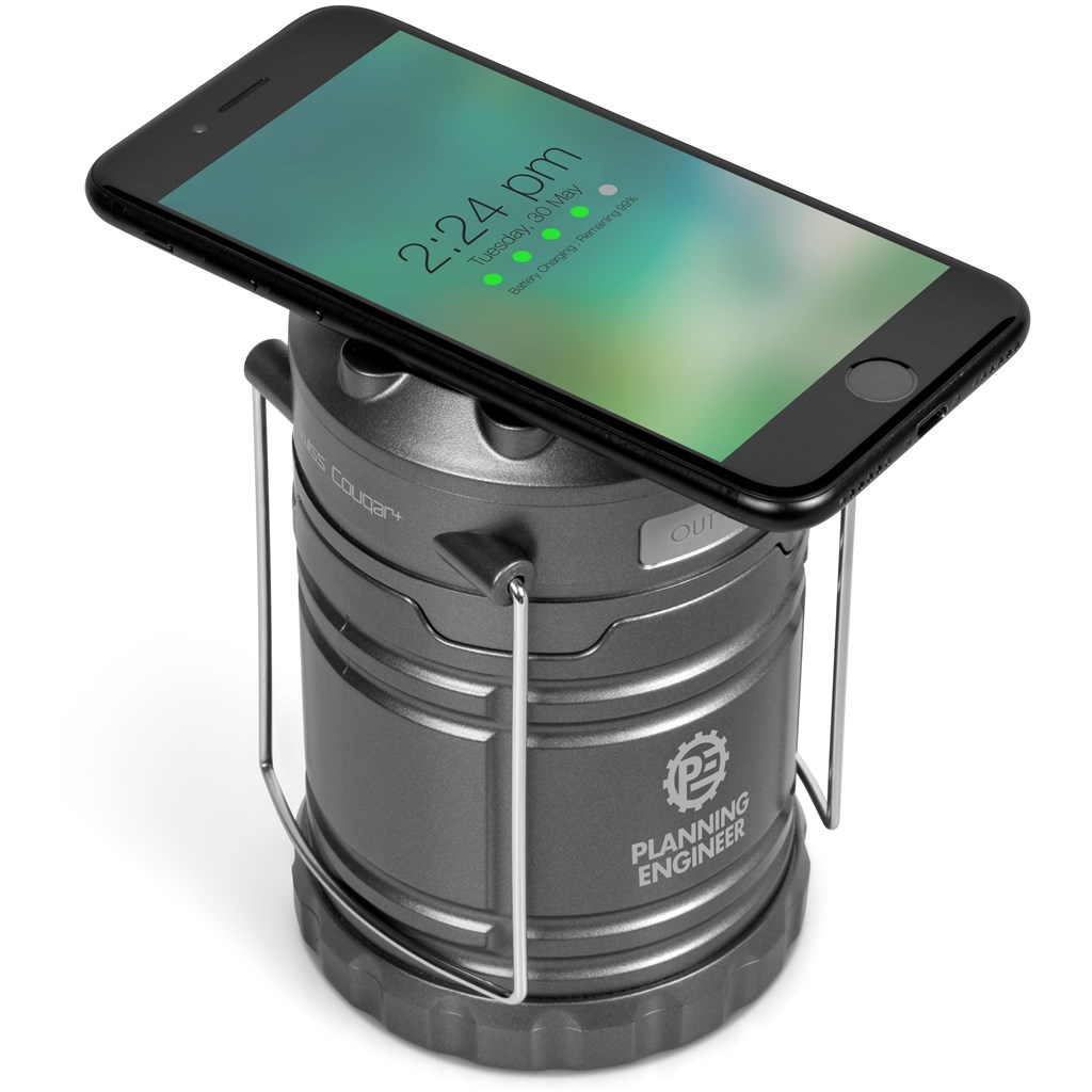 Swiss Cougar Cape Town Lantern & Wireless Charging Power Bank - 4,000mAh - Image 2