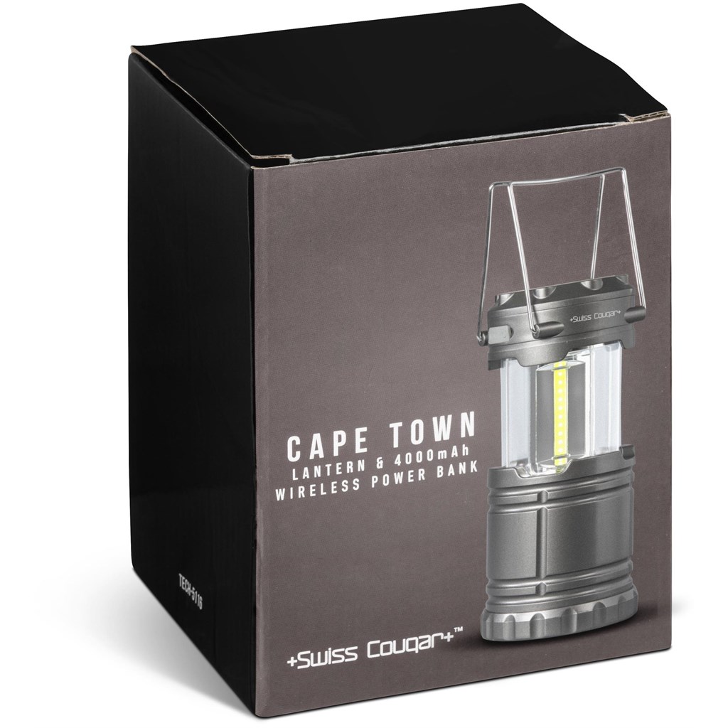 Swiss Cougar Cape Town Lantern & Wireless Charging Power Bank - 4,000mAh - Image 4
