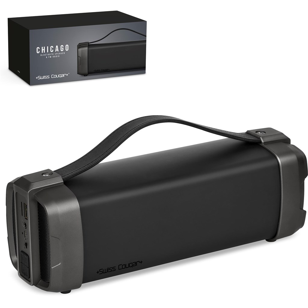 Swiss Cougar Chicago Bluetooth Speaker & FM Radio - Image 14