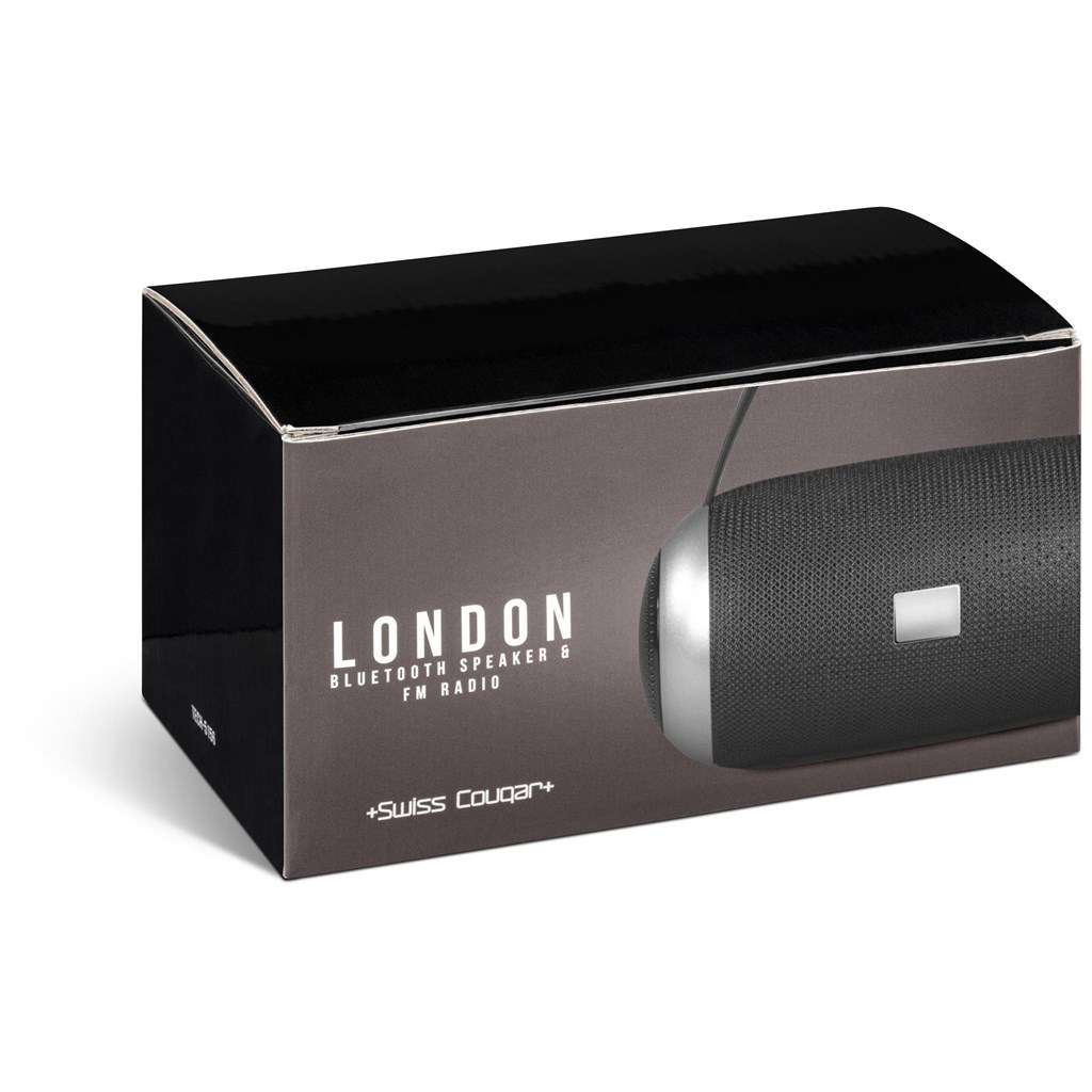 Swiss Cougar London Bluetooth Speaker & FM Radio - Image 6