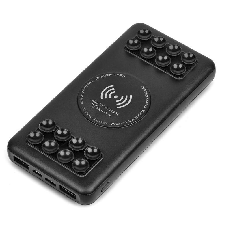 Vader Wireless Charging Suction Power Bank - 10,000mAh - Image 7