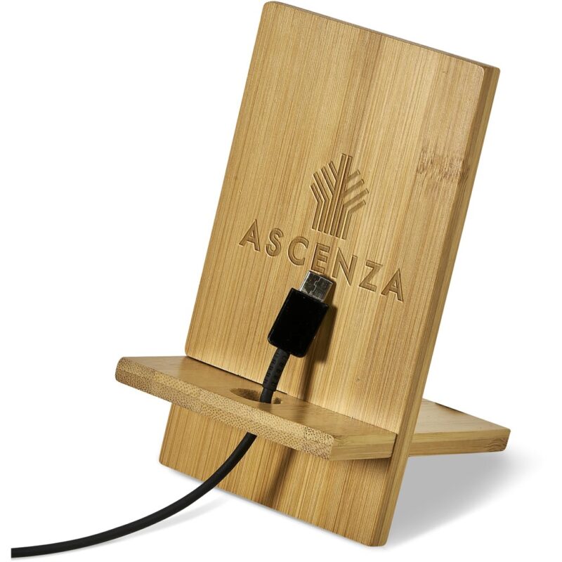 Okiyo Ekslens Bamboo Phone Stand - Image 2