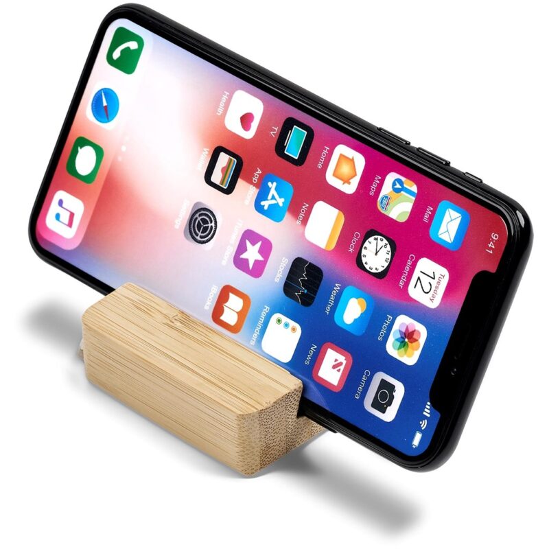 Okiyo Shinpura Bamboo Phone & Tablet Stand - Image 4