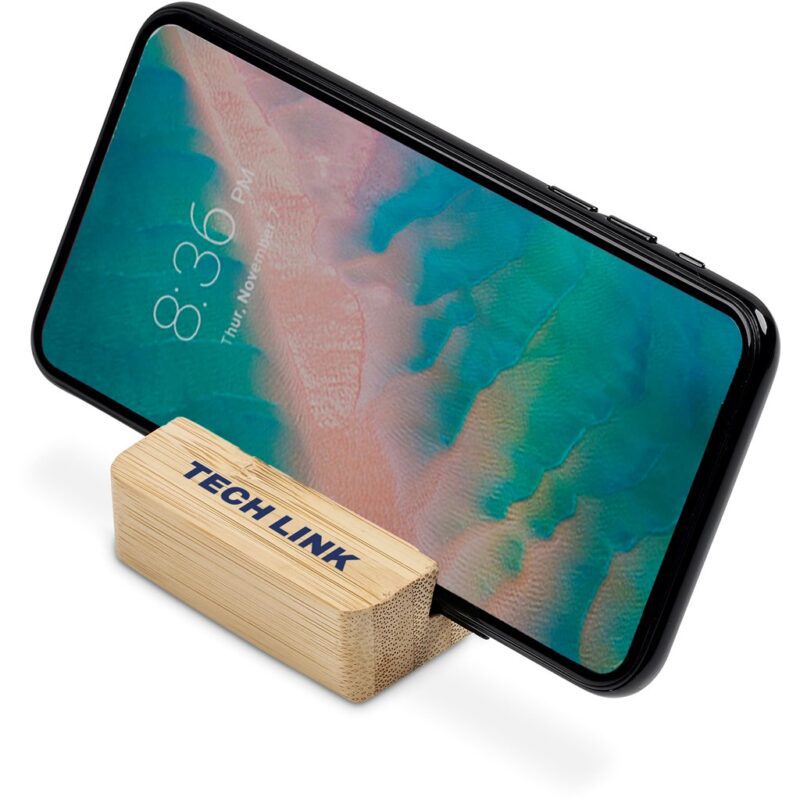 Okiyo Shinpura Bamboo Phone & Tablet Stand - Image 5