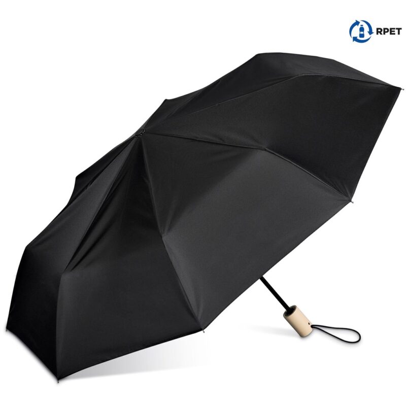 Okiyo Ameno Recycled PET Auto-Open Compact Umbrella - Image 5
