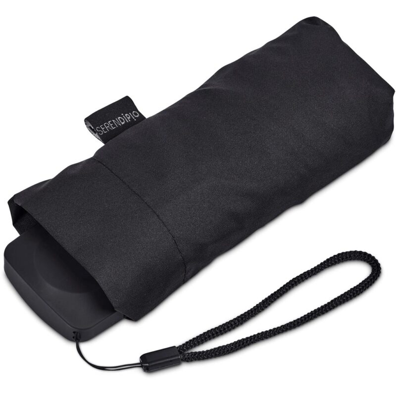 Serendipio Salem Recycled PET Compact Umbrella with EVA Pouch - Image 7