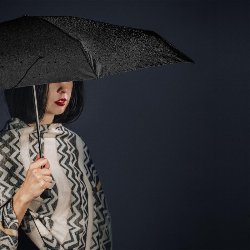Serendipio Salem Recycled PET Compact Umbrella with EVA Pouch - Image 13