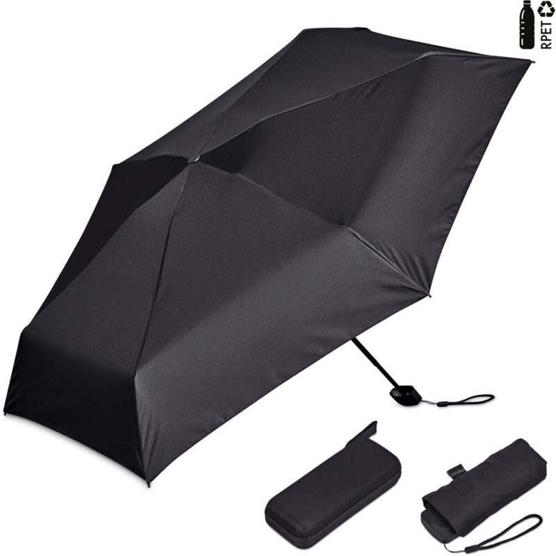 Serendipio Salem Recycled PET Compact Umbrella with EVA Pouch - Image 14