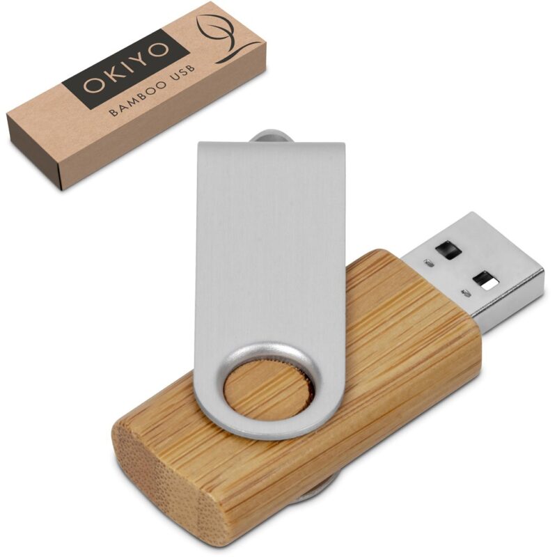 Okiyo Shimasu Bamboo Flash Drive - 8GB - Image 5