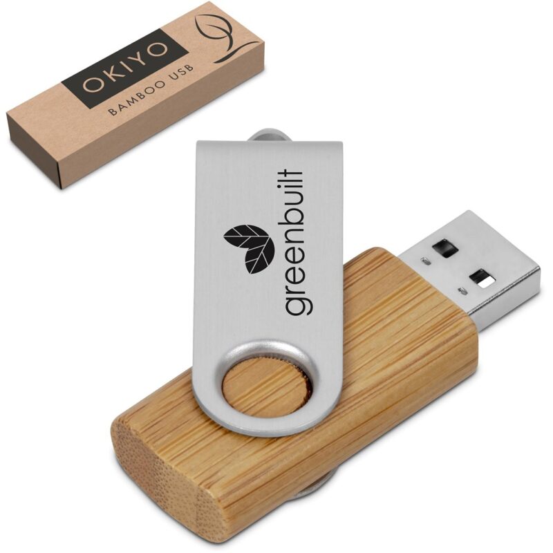 Okiyo Shimasu Bamboo Flash Drive - 8GB - Image 4