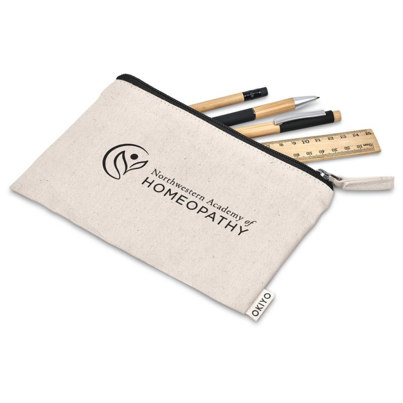 Okiyo Midori Cotton Pencil Case - Image 4