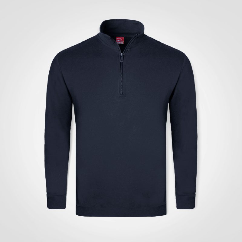 FWRD quarter-zip sweater in Navy