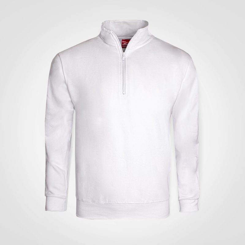 FWRD quarter-zip sweater in white