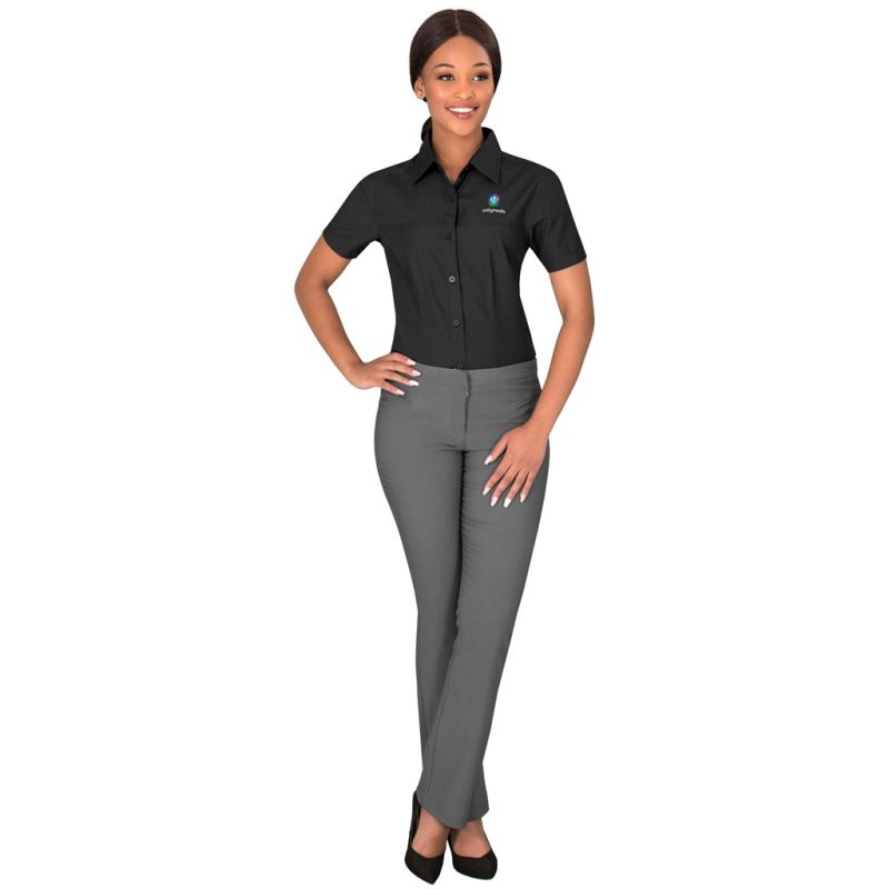 Ladies Short Sleeve Empire Shirt - Image 2
